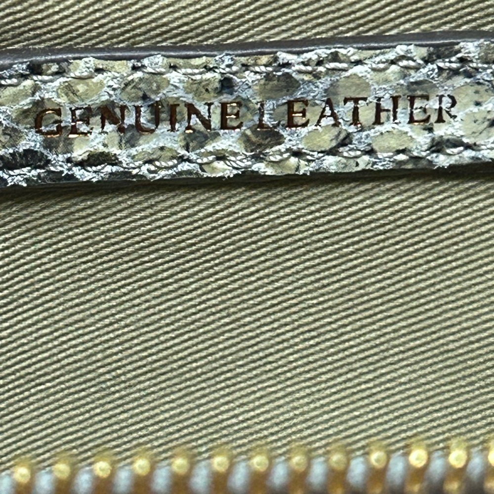G.I.L.I Leather Snake Print Wallet NWOT - Picture 5 of 6